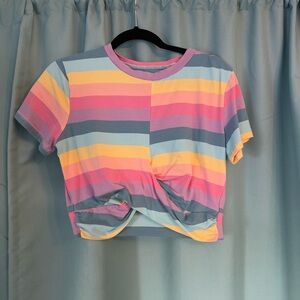 NWOT rainbow stripe